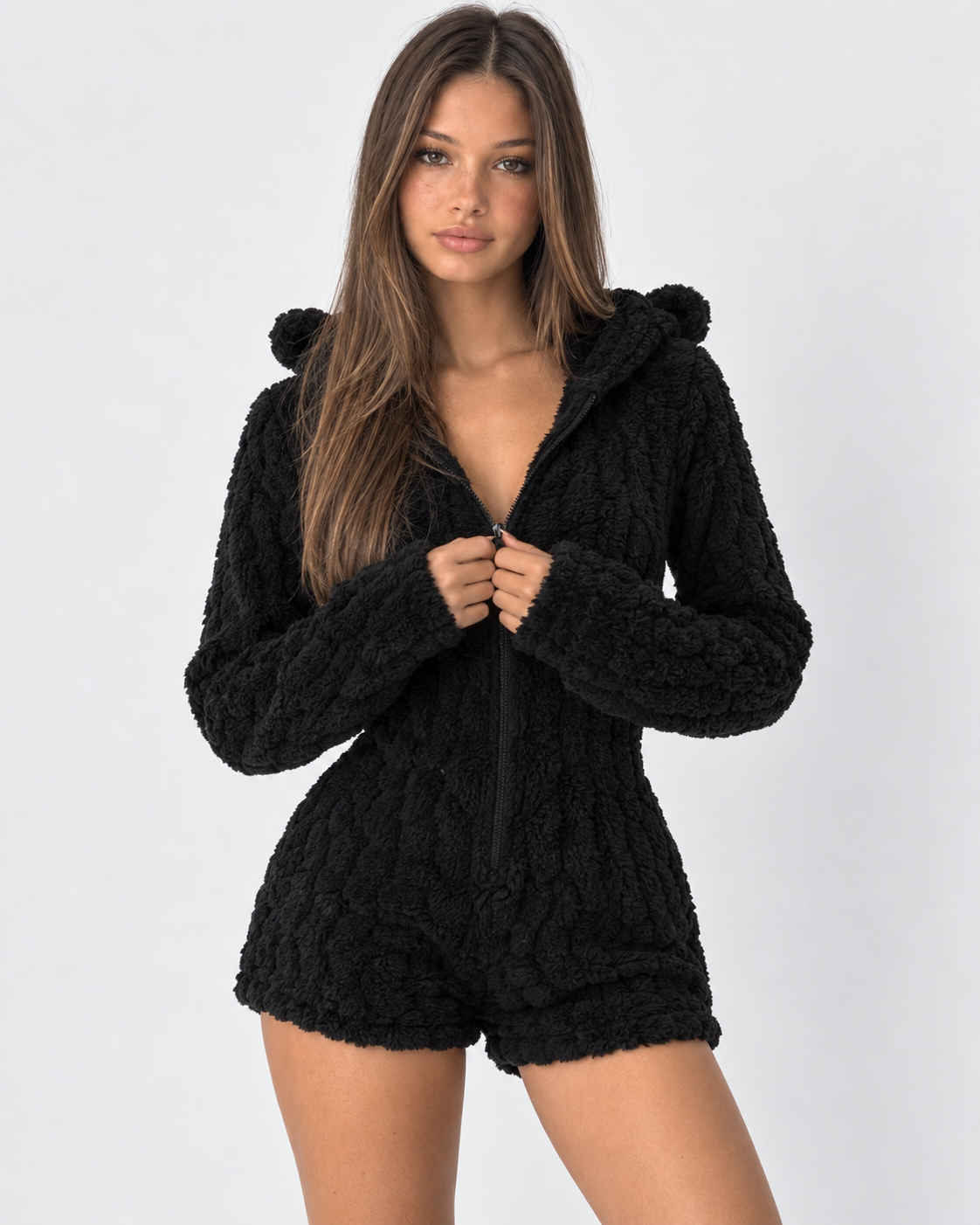 Cuddle Season Hooded Romper – 13