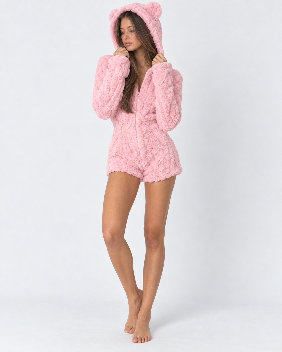 Cuddle Season Hooded Romper – 22