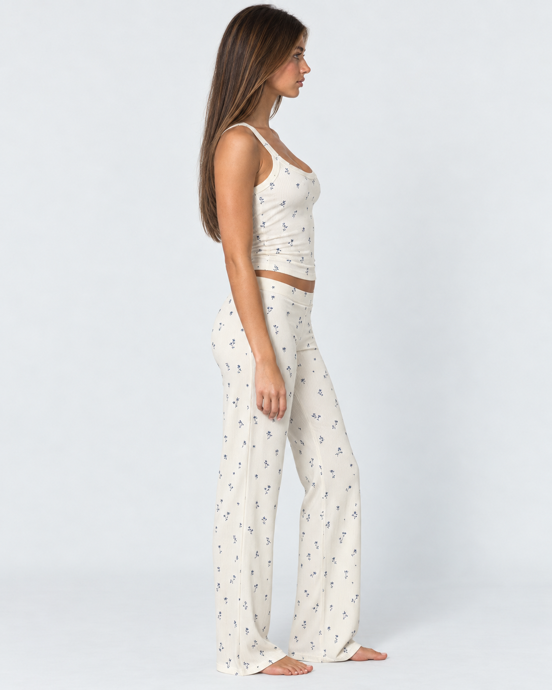 Lazy Hours Ribbed Pyjama Set – 4