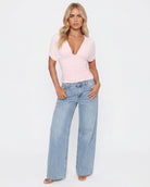 Fancy Knot Open-Back Tie Top – 1
