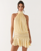 Summer Haze Pleated Mini Dress – 1