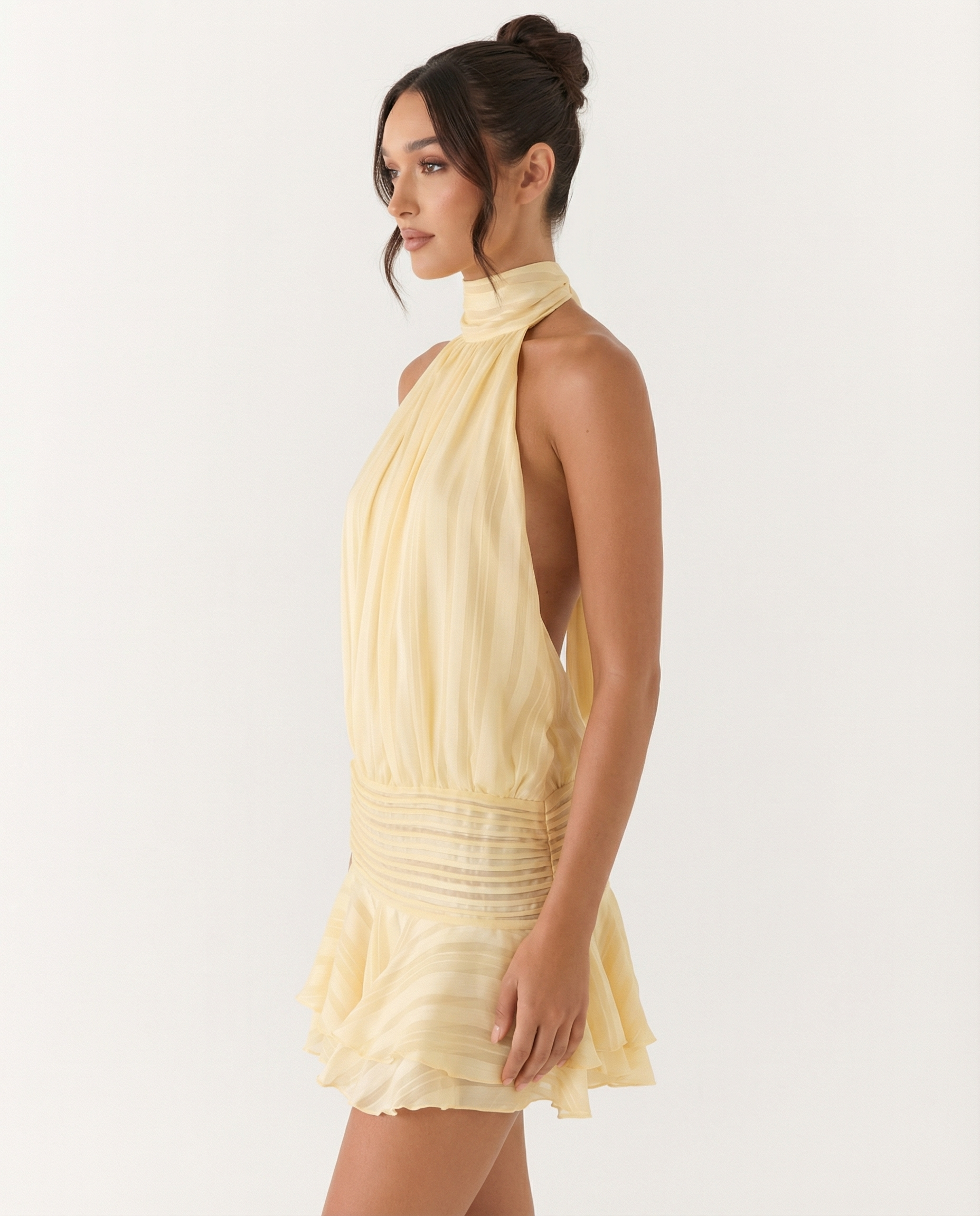 Summer Haze Pleated Mini Dress – 2