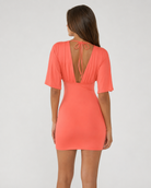 Deep Cut Plunge Mini Dress – 20