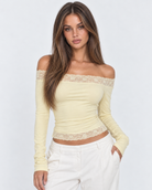 Long Shot Off-Shoulder Lace Top – 11