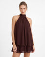Postcard Halter Mini Dress – 9