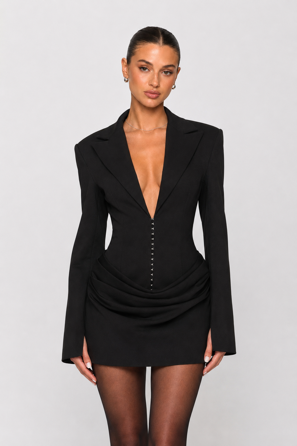 Sharp Dressed Blazer Mini Dress – 10