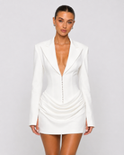 Sharp Dressed Blazer Mini Dress – 16