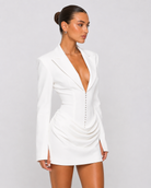 Sharp Dressed Blazer Mini Dress – 17