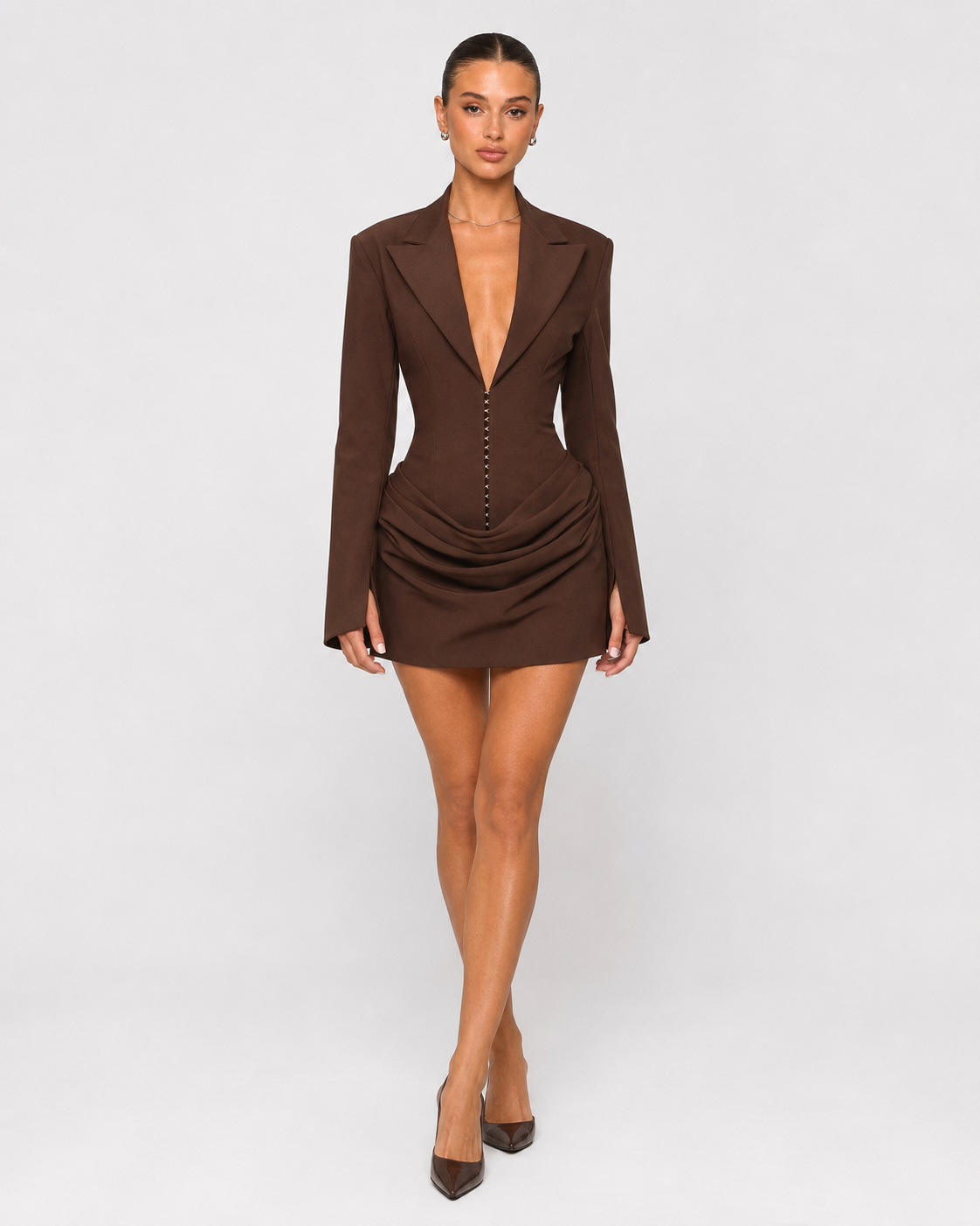 Sharp Dressed Blazer Mini Dress – 5