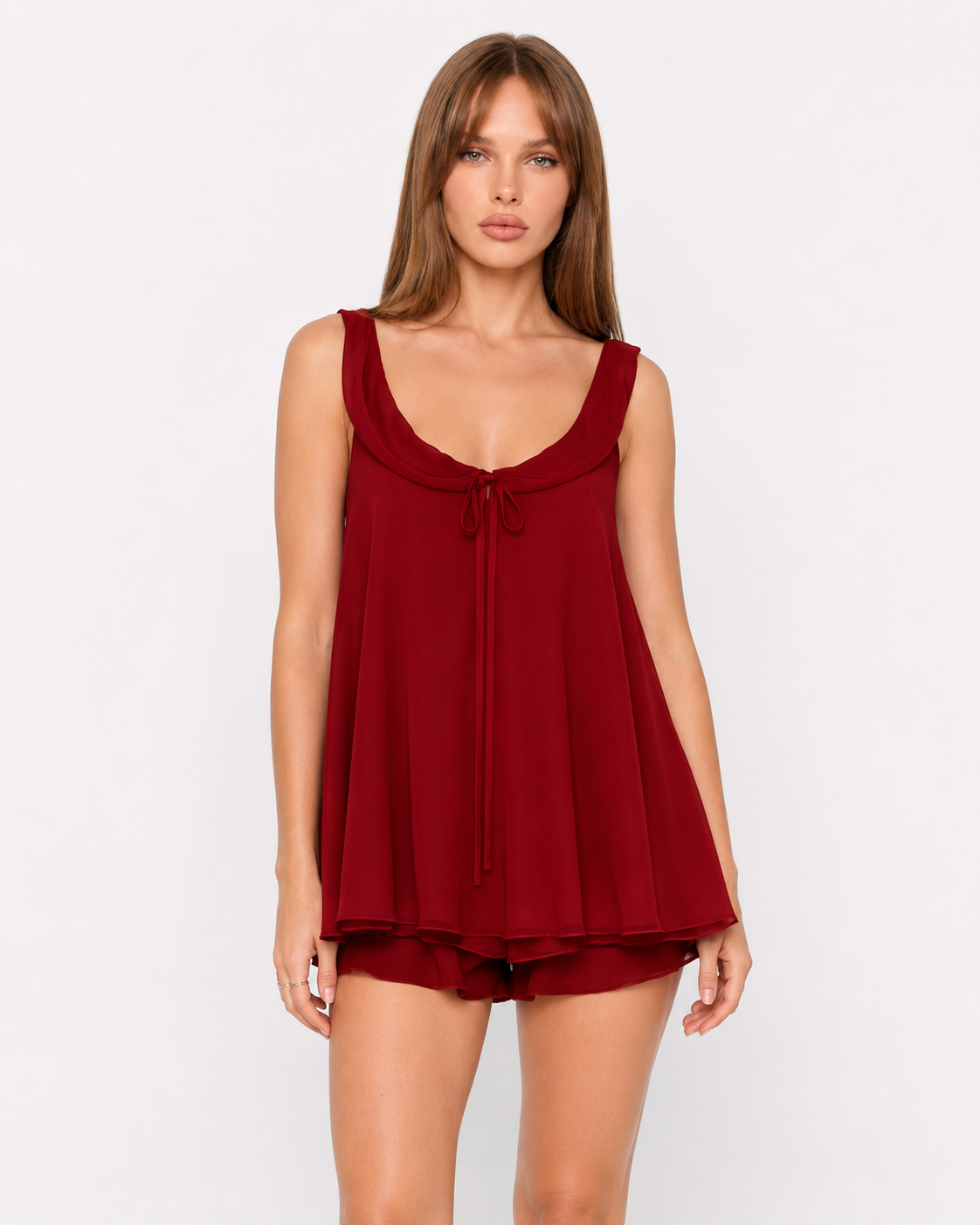 Weightless Chiffon Cami Set – 22