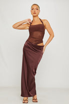 Top Floor Halter Maxi Dress – 1