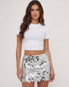 Glow Stick Sequin Mini Skirt – 10
