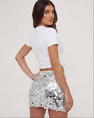 Glow Stick Sequin Mini Skirt – 11