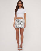 Glow Stick Sequin Mini Skirt – 12