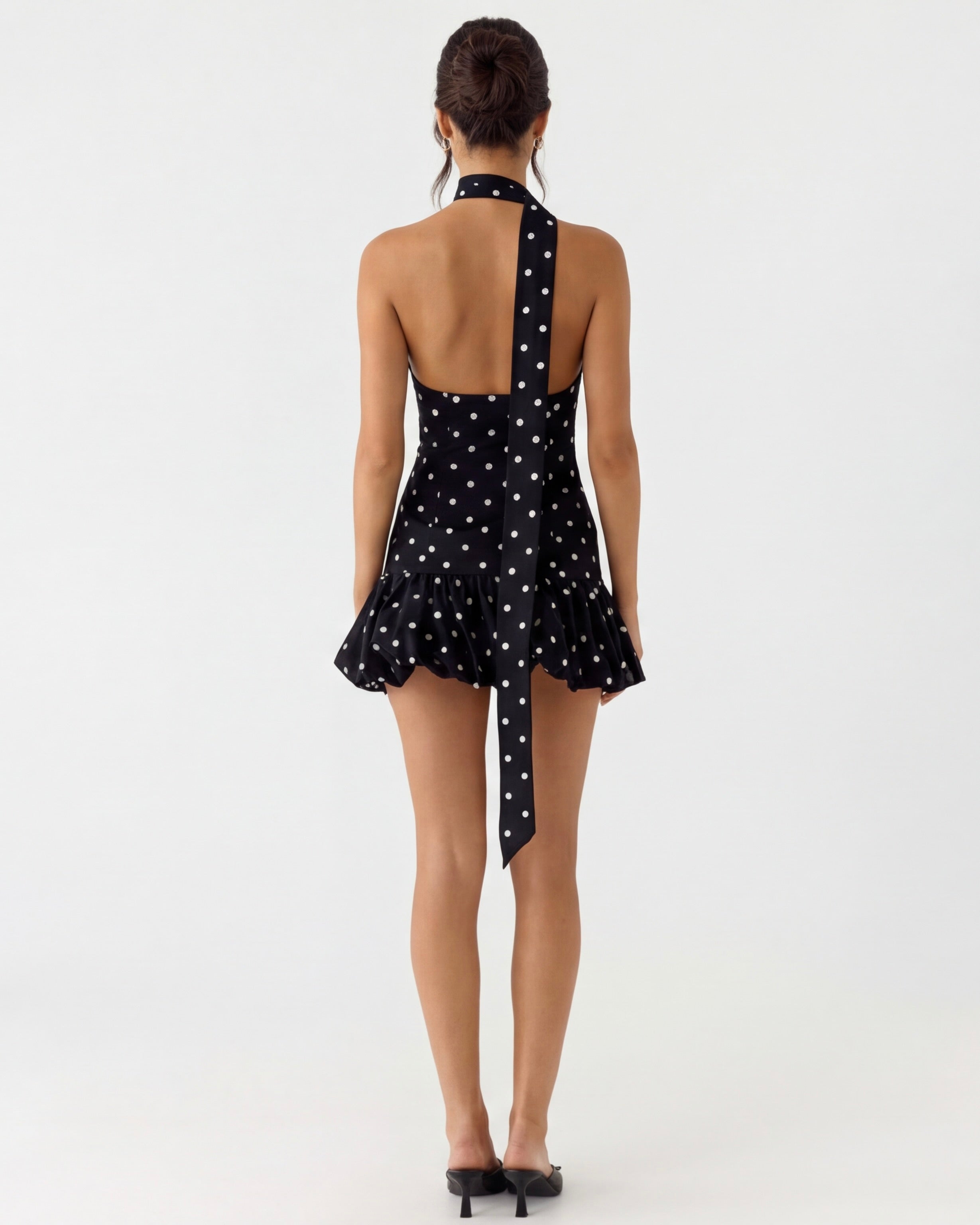 Pin Up Halter Mini Dress – 8