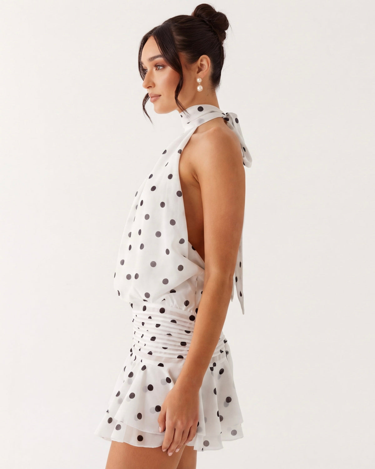 Swish Polka Dot Mini Dress – 2