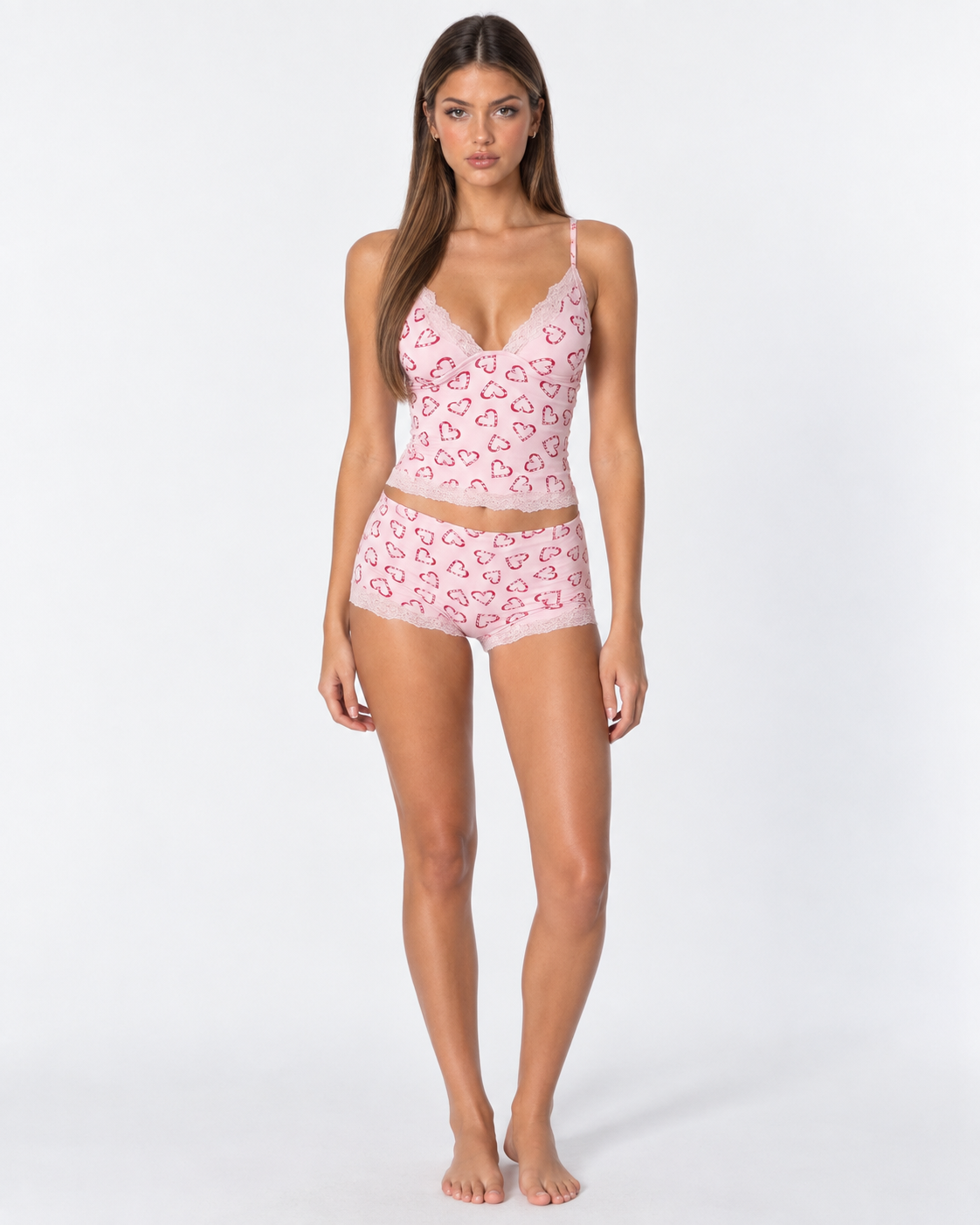 First Kiss Heart Cami Set – 1