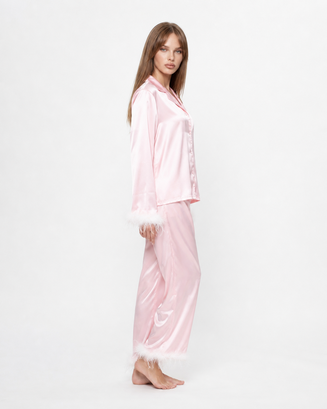 Leading Lady Satin Pyjama Set – 18
