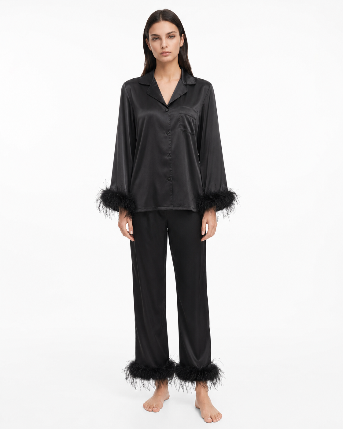 Leading Lady Satin Pyjama Set – 9