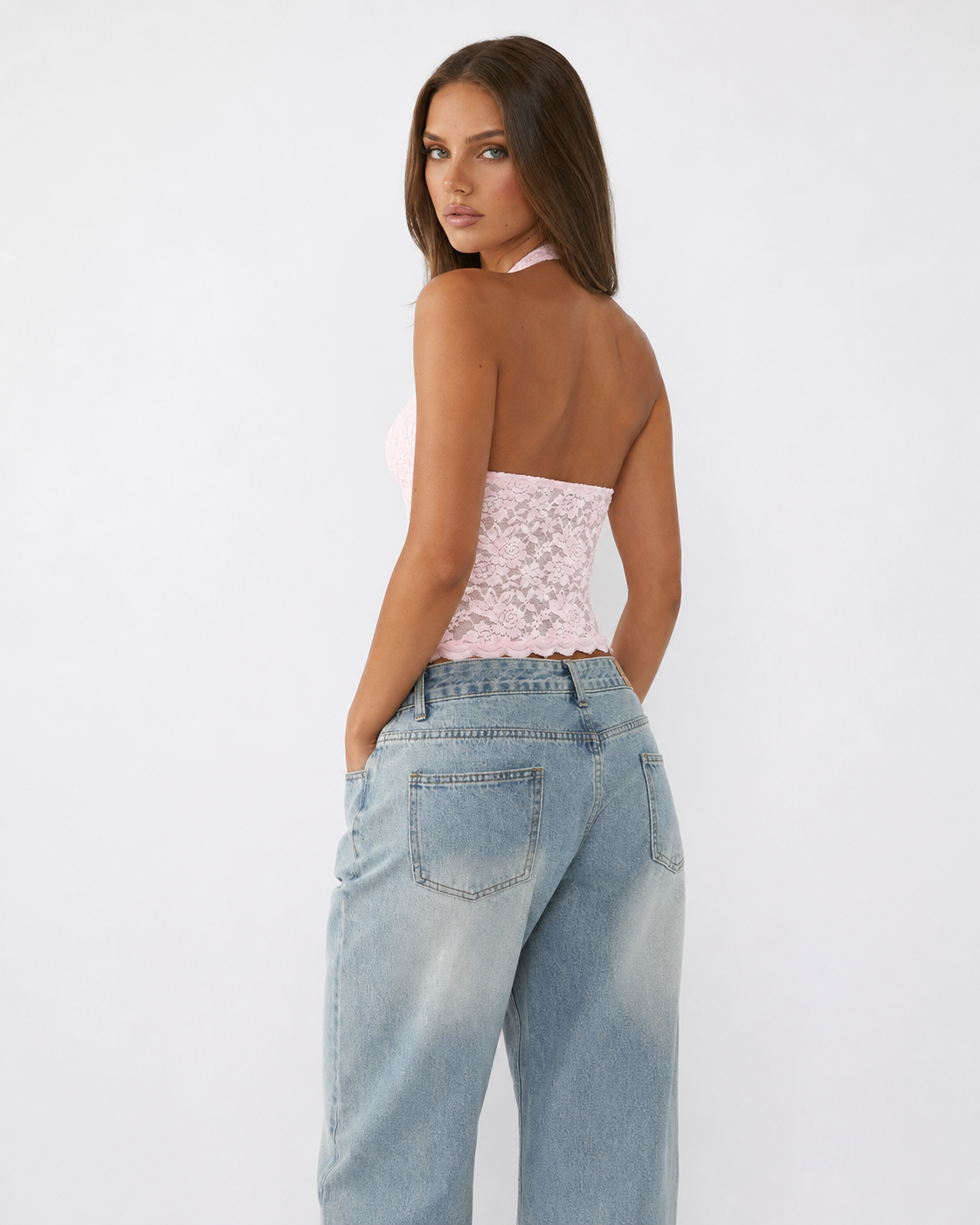 Plus One Lace Halter Top – 9