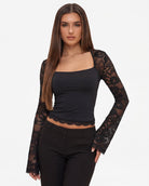 Long Story Lace Sleeve Top – 1