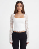 Long Story Lace Sleeve Top – 5