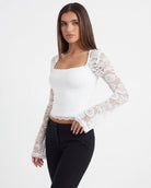 Long Story Lace Sleeve Top – 6