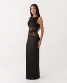 Hidden Agenda Lace Maxi Dress – 2