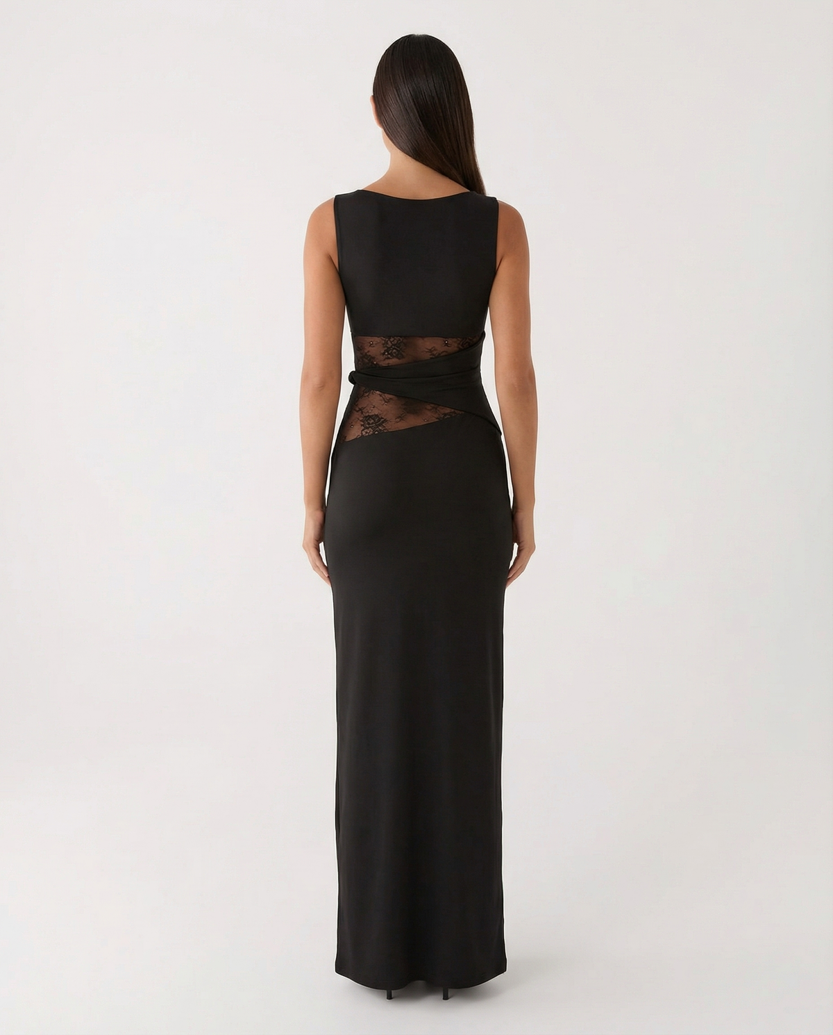 Hidden Agenda Lace Maxi Dress – 4