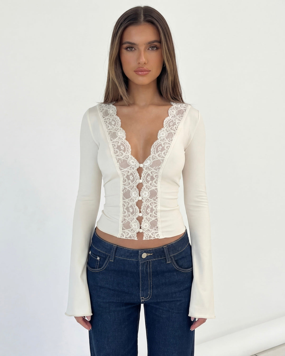 Half Truth Lace Top – 1
