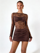 Heart Rate Lace Mini Dress – 1