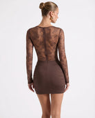 Heart Rate Lace Mini Dress – 2