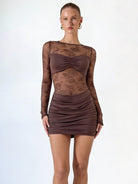 Heart Rate Lace Mini Dress – 4