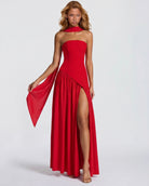 Midsummer Strapless Maxi Dress – 16