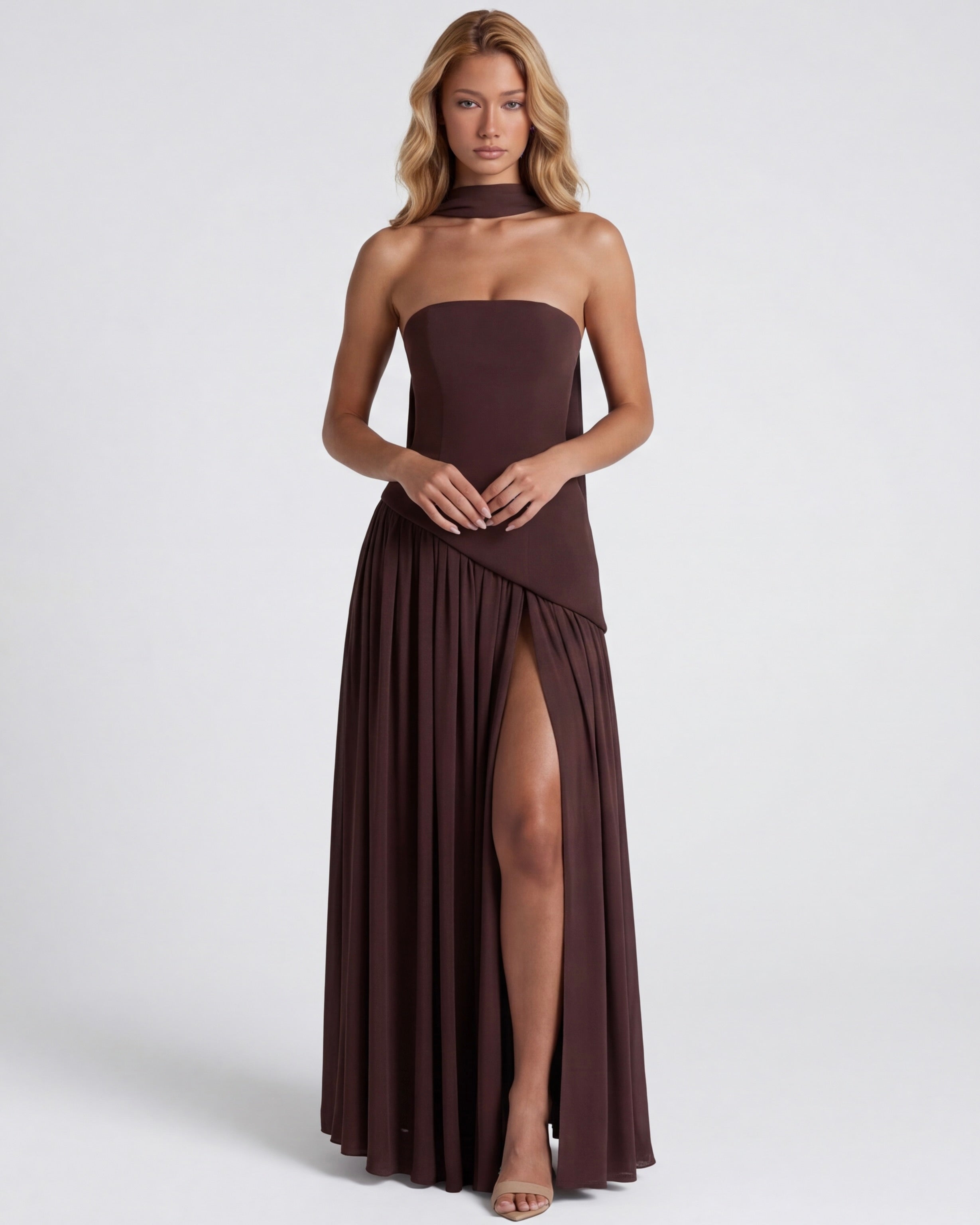 Midsummer Strapless Maxi Dress – 21