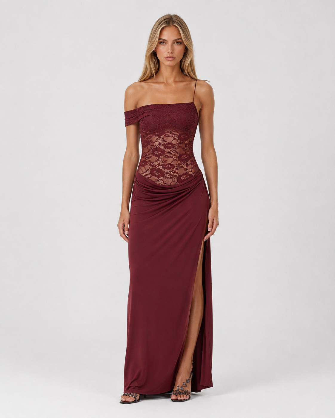 Dinner Date Lace Maxi Dress – 1
