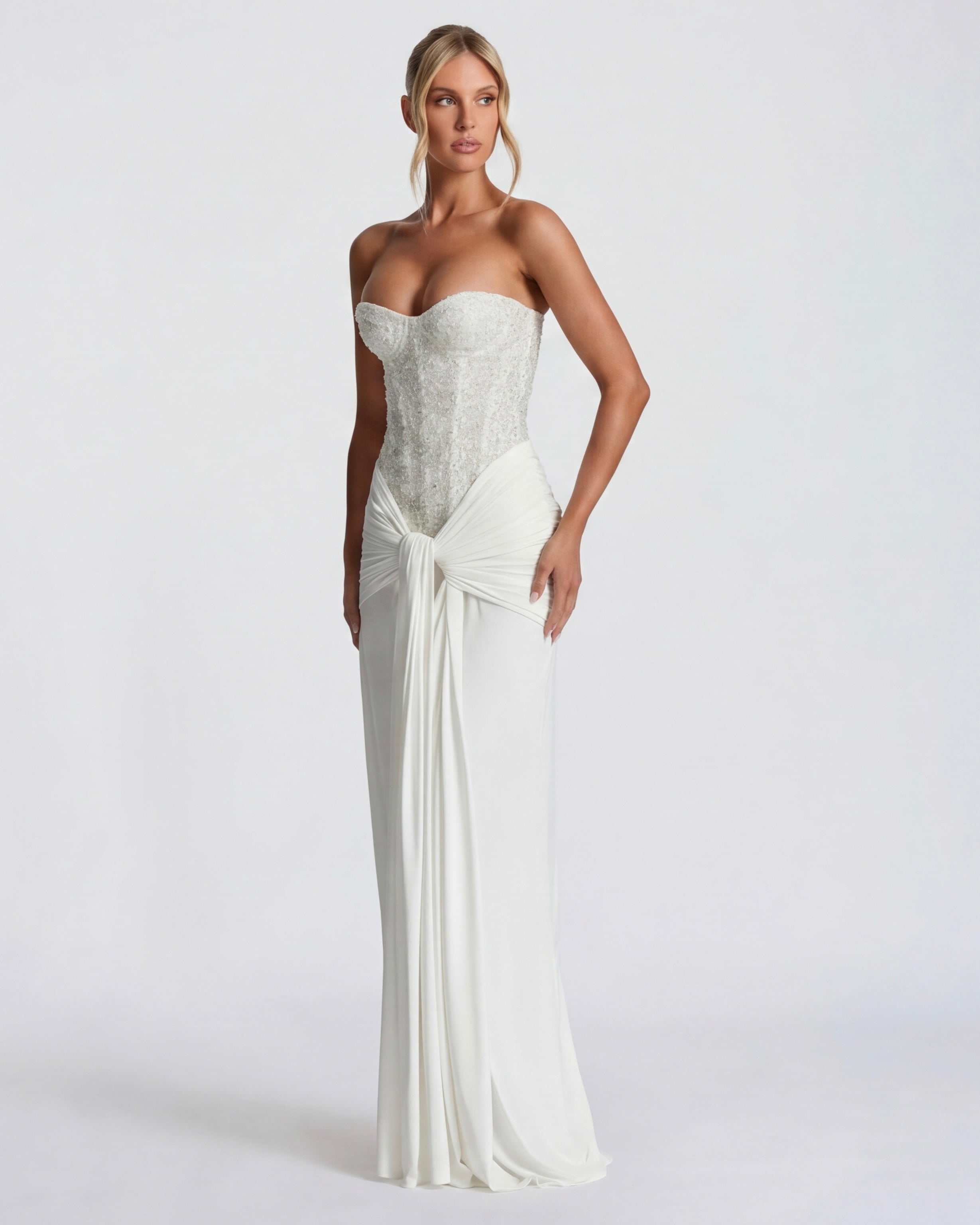 Main Event Strapless Corset Gown – 10