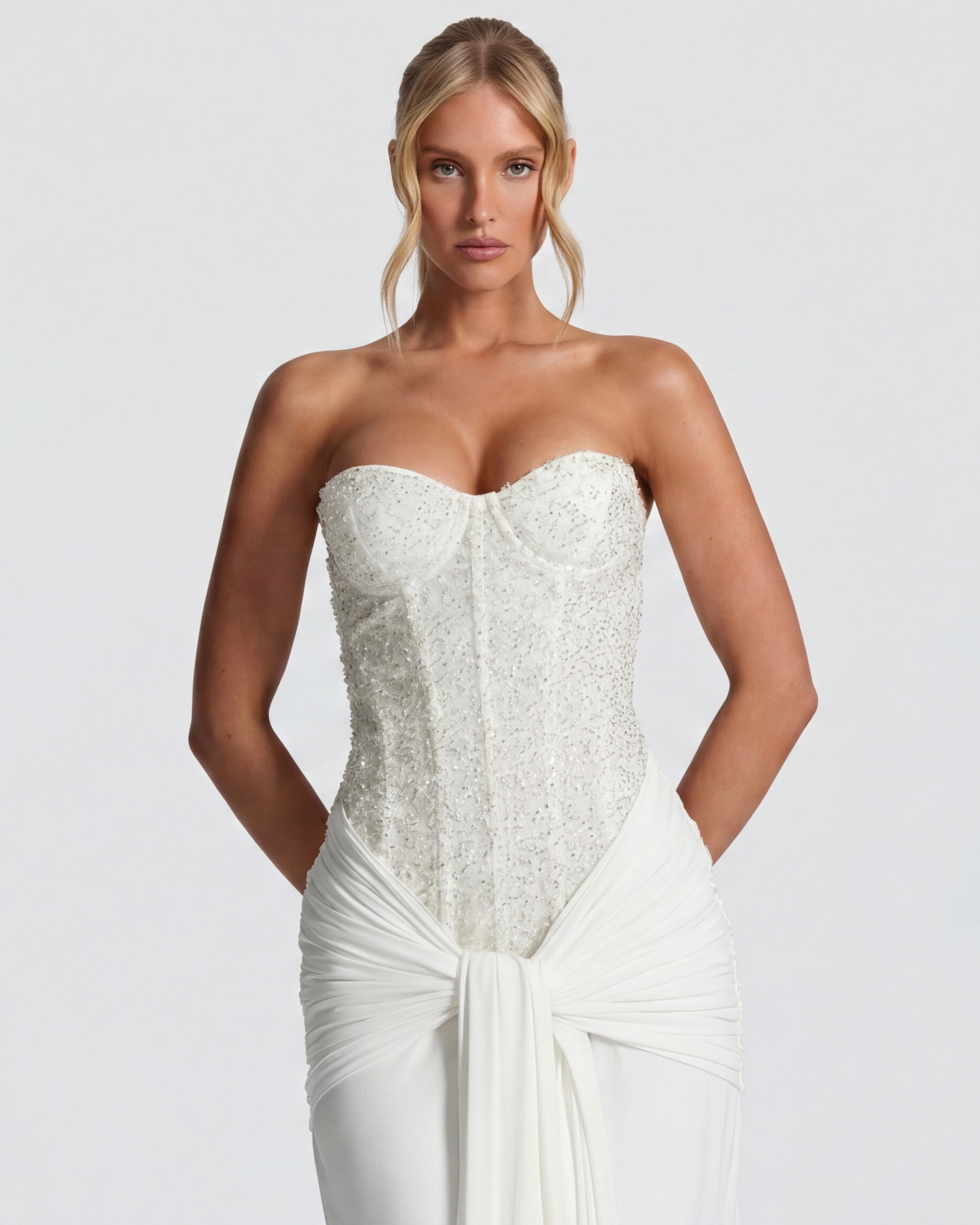 Main Event Strapless Corset Gown – 12