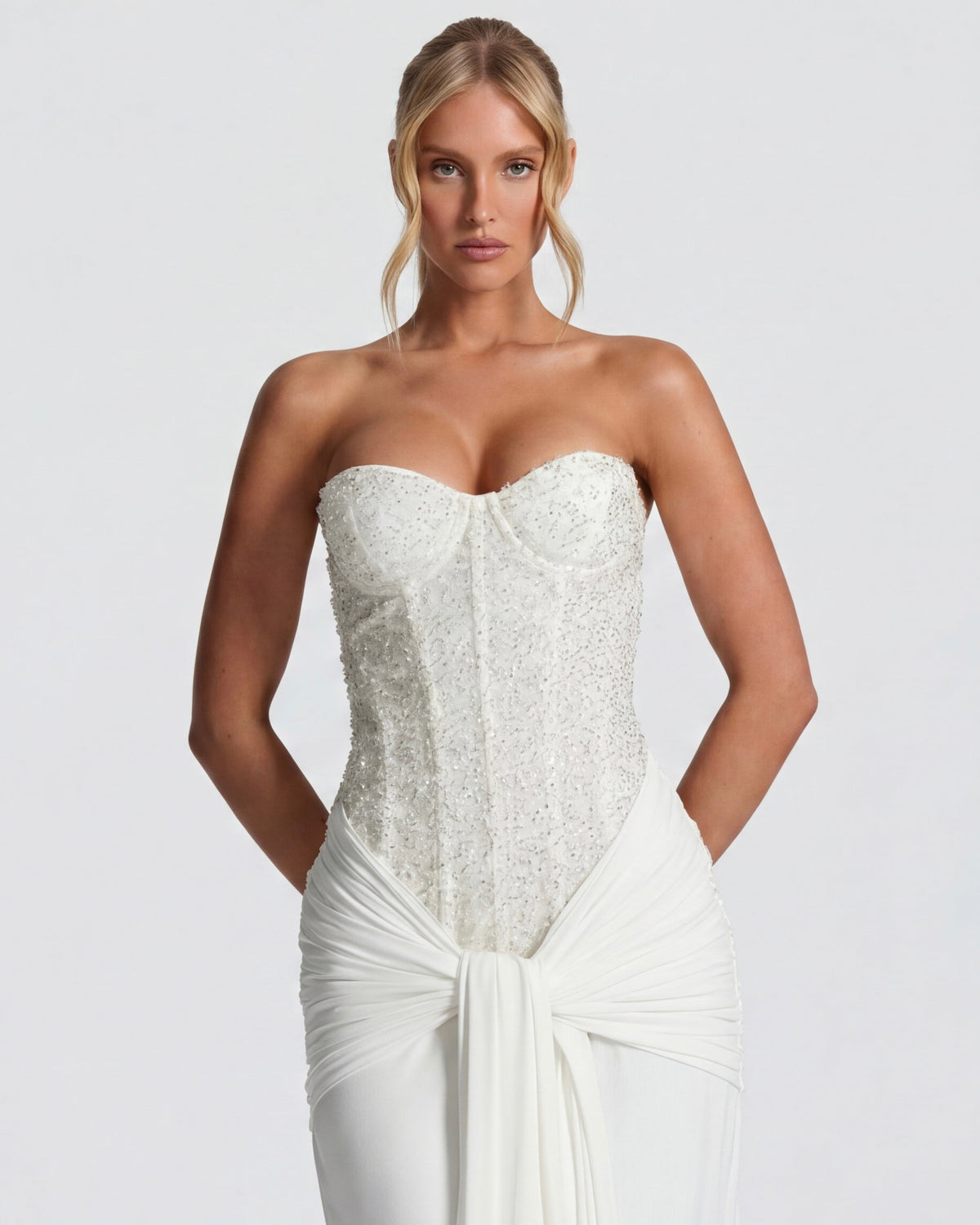 Main Event Strapless Corset Gown – 12