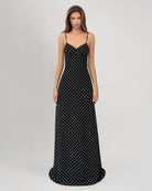 Scarf Story Polka Dot Dress – 6