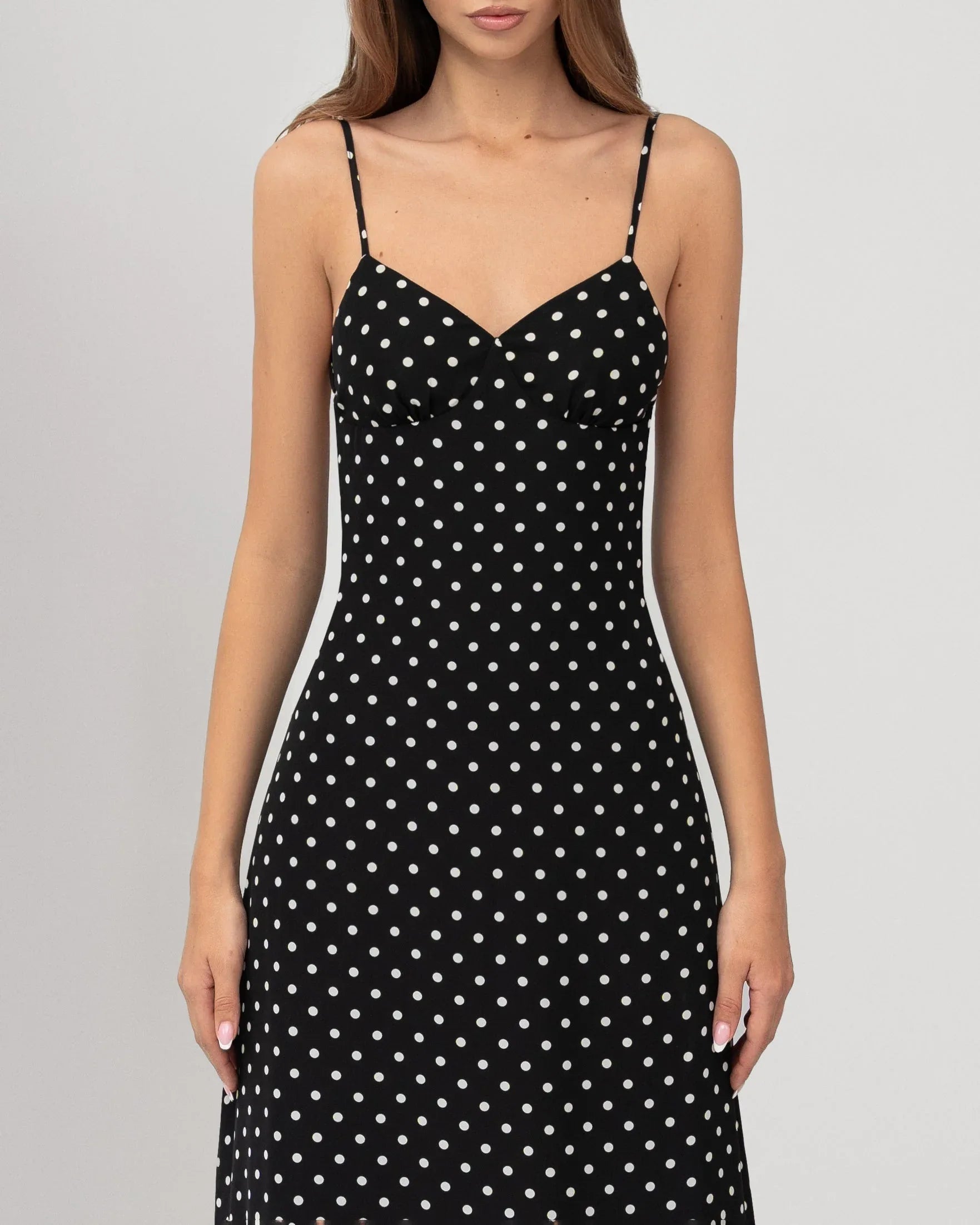 Scarf Story Polka Dot Dress – 7