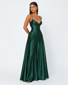 Open Bar Satin Maxi Dress – 12