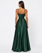 Open Bar Satin Maxi Dress – 14