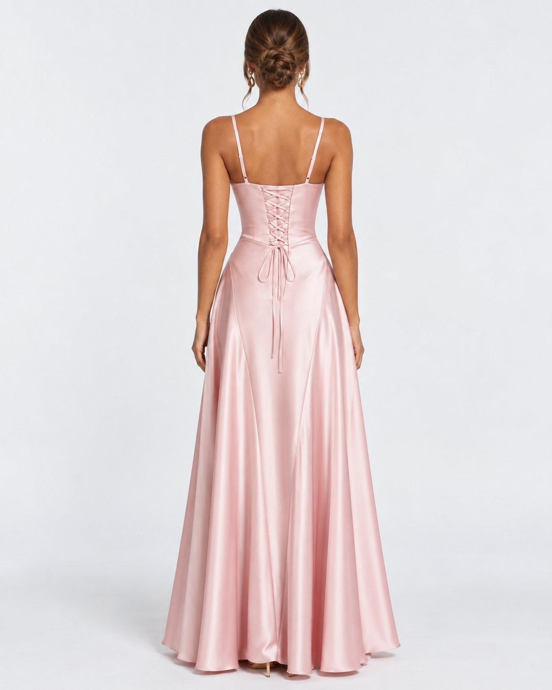 Open Bar Satin Maxi Dress – 23