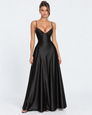 Open Bar Satin Maxi Dress – 28