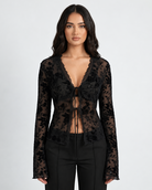 Cover Story Sheer Mesh Top – 1