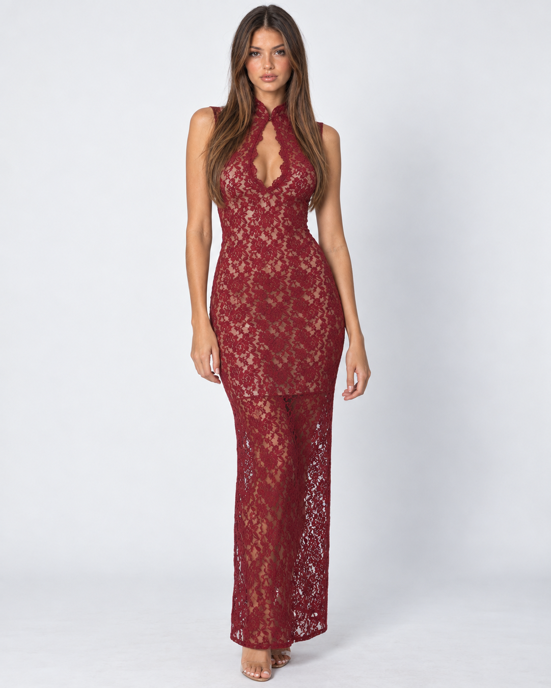 Rain Check Lace Maxi Dress – 1