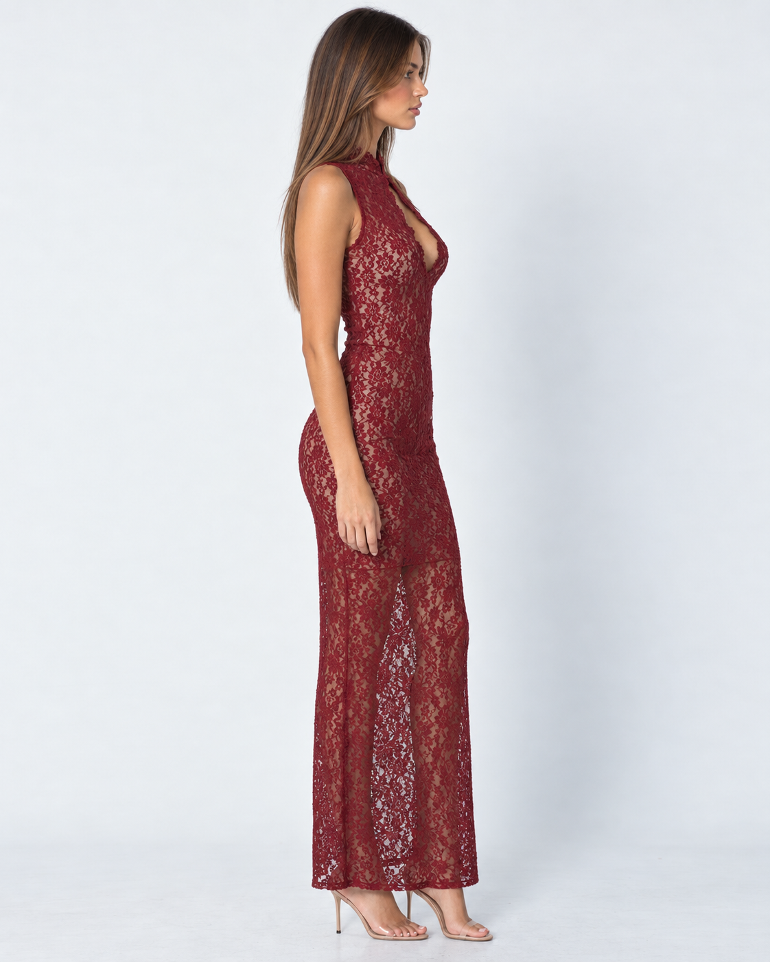 Rain Check Lace Maxi Dress – 3