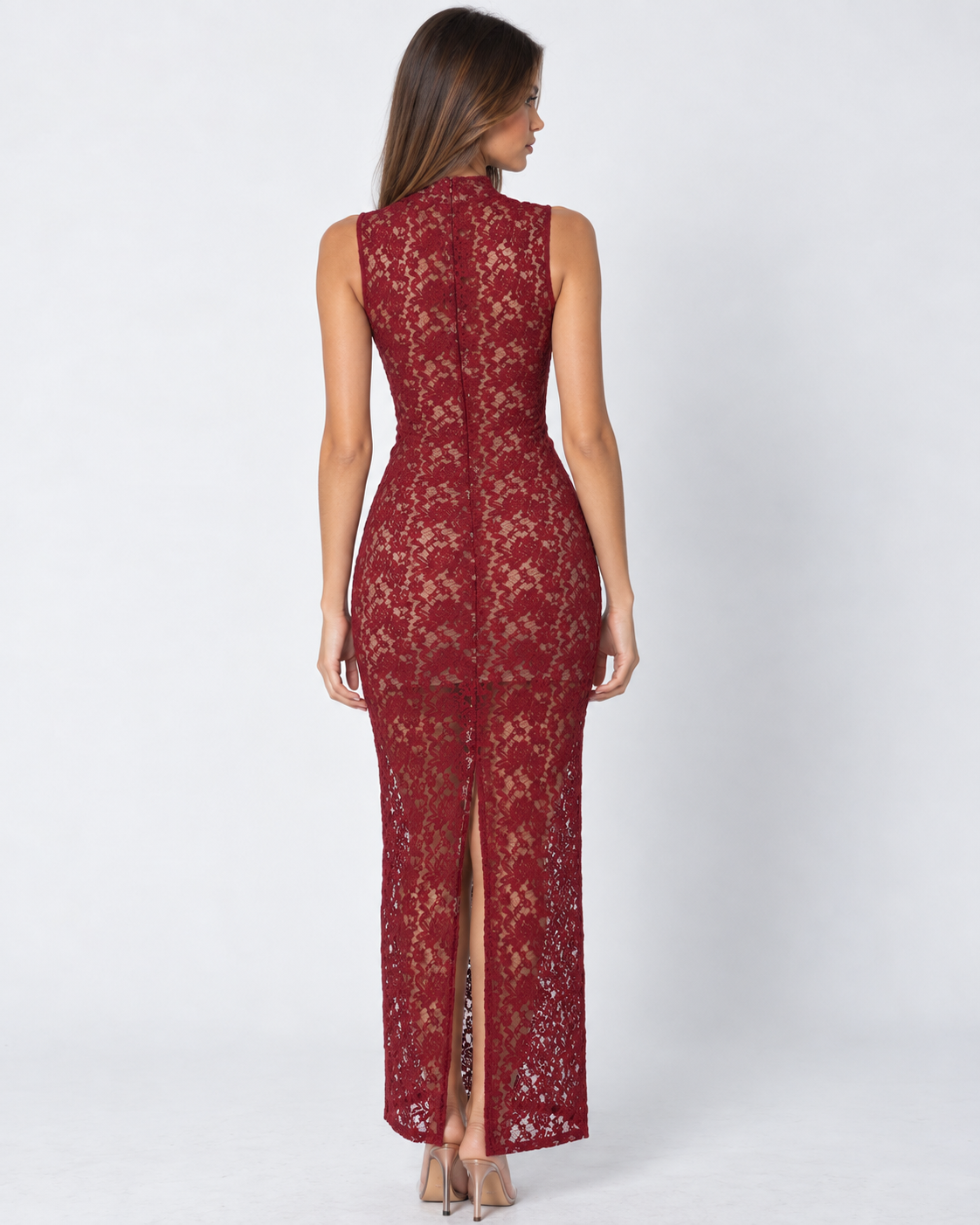 Rain Check Lace Maxi Dress – 4