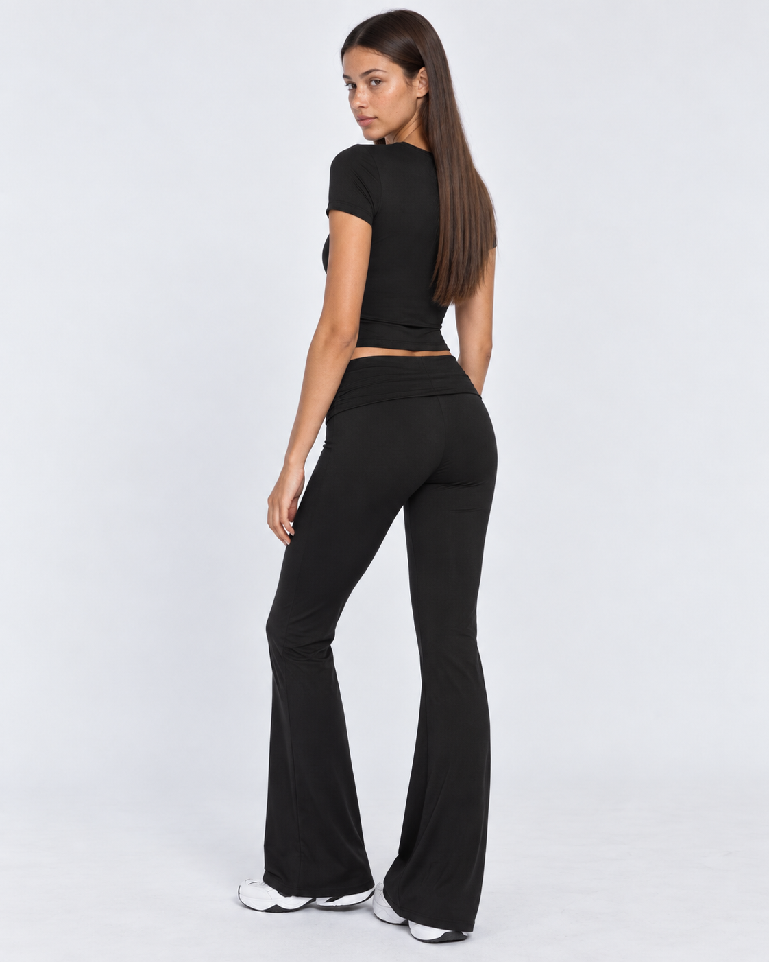 Throwback Baby Tee Flare Set – 19